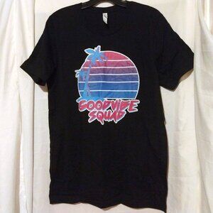 Bella+Canvas Goodvibe Squad T-Shirt M Retro Sunset Graphic Tee Retro Y2K Cotton